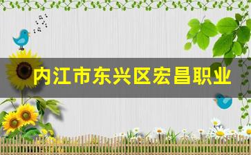 内江市东兴区宏昌职业技术学校2024年录取分数(内江宏昌职业学校一学期的学费)